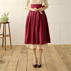 [시크라인]데일리 생활한복 스커트