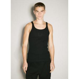 25 FW 돌체앤가바나 남성 로고 자수 탱크탑  dol0158002blk