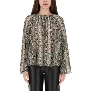 마이클코어스 애니멀 프린트 블라우스 MT540R0ABE 120SOFTECRU