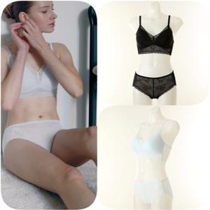 [비너스] 25SS(SET)쿨 햄레이스 브라렛 햄팬티 세트 (VBRN180-VPTN180)