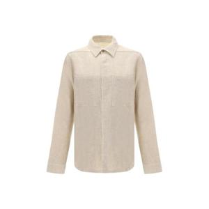 릭 오웬스 긴팔 셔츠 RU02E1292MLC 21 CREAM