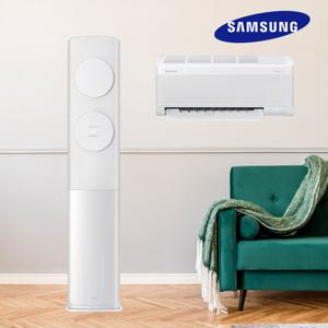 삼성 AI 인버터 무풍 클래식 투인원 17+6평 에어컨 실외기 리모컨포함 AF70F17D11WRS