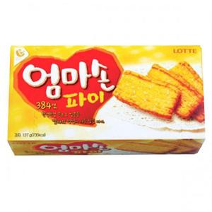 [롯데제과] 롯데 엄마손 파이 127g 8개_