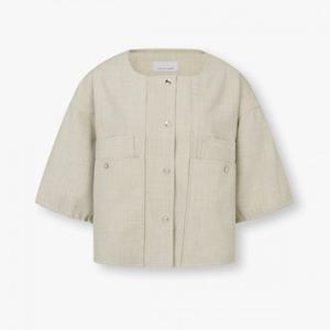 보브  (7155210001) 하프 슬리브 크롭 자켓