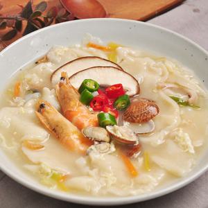 생수제비 6인분세트(수제비1kg+멸치맛스프6봉)