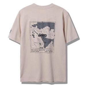 [지프키즈] 지프 지도 프린트 반팔티 KQ3TSU106 베이지
