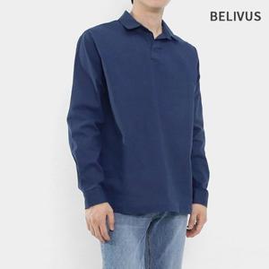 빌리버스 남성 긴팔 린넨셔츠 카라 베이직 남방 BBI042