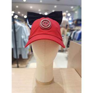 [파리게이츠] 25FW가을 여성 스마일 리본장식 포인트 볼캡 (521E3CP003RE)