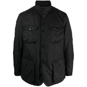 25 FW 바버 오그스톤 왁스 재킷 MWX0700BK11 TP432489800