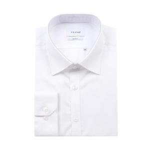 [예작(셔츠)]슬림핏 긴소매 코튼 폴리  빅싸이즈 115 120 YJEFIS596-WH