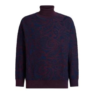 25 FW 에트로 페이즐리 자카드 터틀넥 스웨터 MRKF0067AQ298 TP440186018