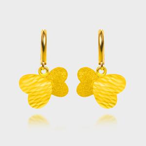 [베티블루] 999 24K 순금 큐트 나비 여성 7.5g 금 원터치 귀걸이