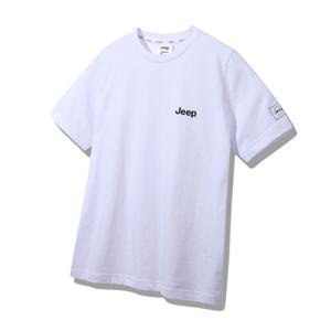 [지프][남여 공용] 스몰로고 라운드넥 반팔 티셔츠 (JQ2TSU092WH)