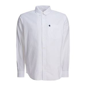 칼하트윕 레귤러 핏 버튼다운 칼라 셔츠 I03079912HXX03 WHITE