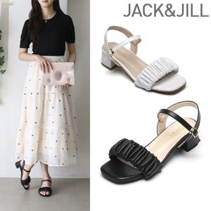 잭앤질 셔링 스트랩 통굽샌들(JB3344)