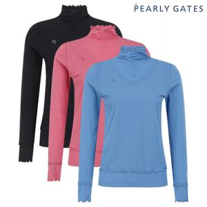 파리게이츠  여성 스마일 패치 레이어드 티셔츠 521E3TI103 BJ