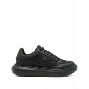 [EMPORIO ARMANI] 라프리마 남성 스니커즈 블랙 EM003666 AF19532MC105 /11