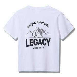 [지프키즈] 등판 레거시 반팔티 KQ2TSU595 화이트