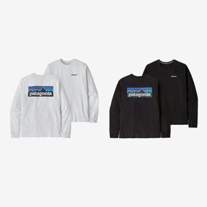 파타고니아코리아 ( 38518Q5 ) 멘즈 롱-슬리브드 P-6 로고 리스판서빌리- 티 SC