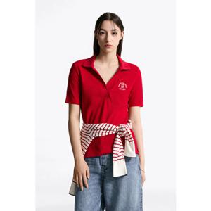 [타미힐피거종합관] 여성 스탬프 로고 폴로셔츠 (T22F6TPI030WT1 XLD)