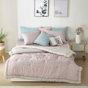 [르헤브] 몽슈슈 면 모달 차렵이불 베개세트 (SS/싱글)