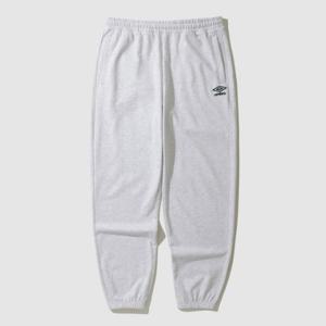 엄브로바지 LQC UP323CFP91-WMG 에센셜 루즈 조거 팬츠 / WHITE MELANGE