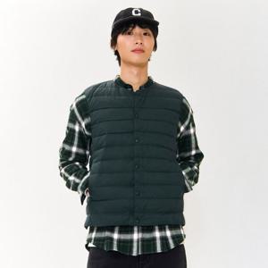 [체이스컬트][본사]남성 라이트 다운 투웨이넥 베스트-EFZK7301C