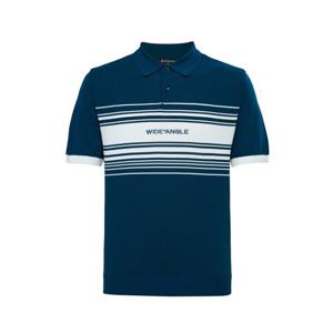 [와이드앵글]남성 CO 스트라이프 보더 폴로 스웨터 M WMU25K51TB