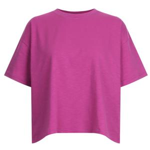 샵앤) 국산 여성 라운드 박시 루즈핏 세미크롭 반팔티 DAI-WSH-20768-핑크