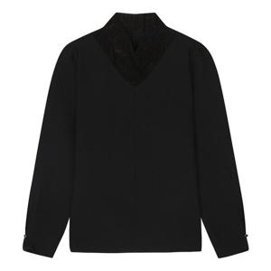 [베스띠벨리]셔링코드로이하이넥블라우스 BJBAI2419BK_DG