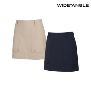 [와이드앵글] WWU24Q52 CO 아웃포켓 H라인 큐롯