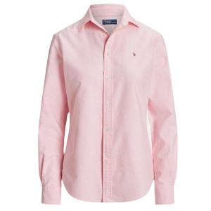 25FW 포니 자수 옥스퍼드 셔츠 핑크 211891377 002