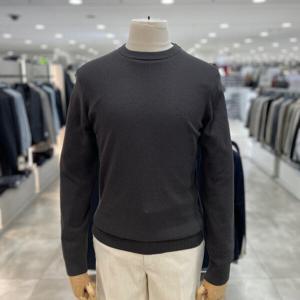 [지오지아]워셔블 베이직 라운드 니트 티셔츠_AAF1ER1102_DGN_DG