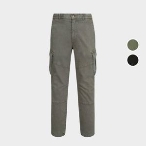 [버커루]남성 스웨이드 레귤러핏 카고 밴딩 팬츠 B244PT330P