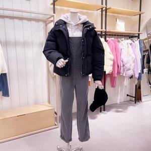 [시에로]  SJ4JPF31M_하이넥 세미크롭 다운 점퍼