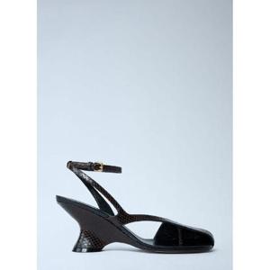 25 FW 드리스반노튼 여성 스퀘어 컷아웃 힐 dvn0261003brn