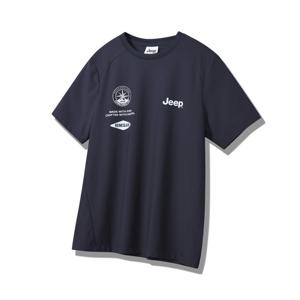 [지프]JP2TSU142 절개 기능성 반팔 2024년 다크그레이 티셔츠_SC