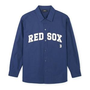 MLB긴팔티 PQJ 3AWSV0141-43NYS 바시티 코튼 긴팔 셔츠