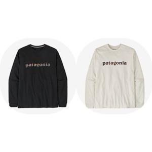 [파타고니아코리아] 37780Q7 롱-슬리브드 73 텍스트 로고 리스판서빌리 티셔츠 Long-Sleeved 73 Text PG