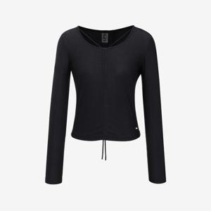 [휠라]냉감 스트링 포인트 긴팔티  FS2RTG2456F_BLK