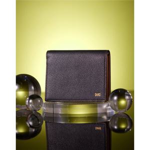 [닥스ACC] [선물포장/쇼핑백동봉]블랙 브라운 컬러 콤비 DAKS 로고 명함카드지갑DBHO5E701