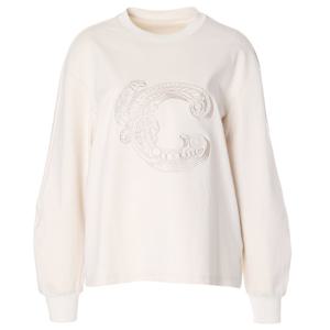 [펠리체조수니]자수 절개 티셔츠 (FNST133)