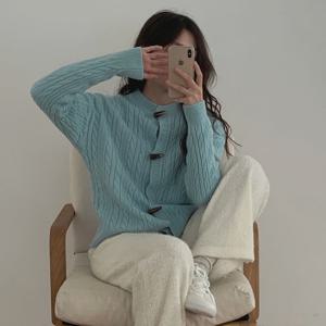 떡볶이 꽈배기 가디건 4컬러 KJ-2062