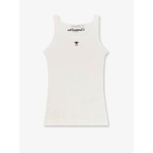 [DIOR] 라프리마 여성 티셔츠 앤 탑 리브 코튼 탱크 343T50B4086 0200 Ecru /12