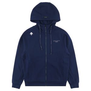 데상트 클라우드 스웻 오버핏 트레이닝 후드 집업 SP323UFT71NAVY