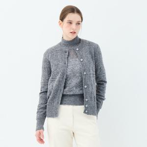 [유닛]벌룬 소매 플루메리아 크로셰 가디건 UFKKCA358N