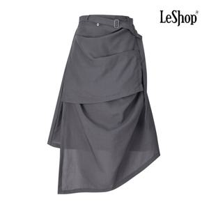 르샵  레이어드 랩 롱 스커트 (BP8SK002A)