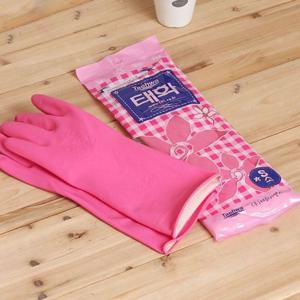 태화고무장갑(S 미니)_핑크 주방장갑 10개 핑크장갑 고무장갑 미니장갑 작은장갑