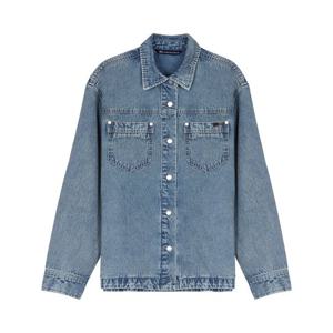 [뱅뱅]여성 오버핏 셔켓 데님 남방 NSLD63