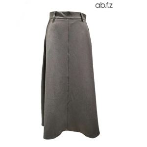 [에이비에프지]솔리드 A라인 롱 스커트 APZ5HS38G